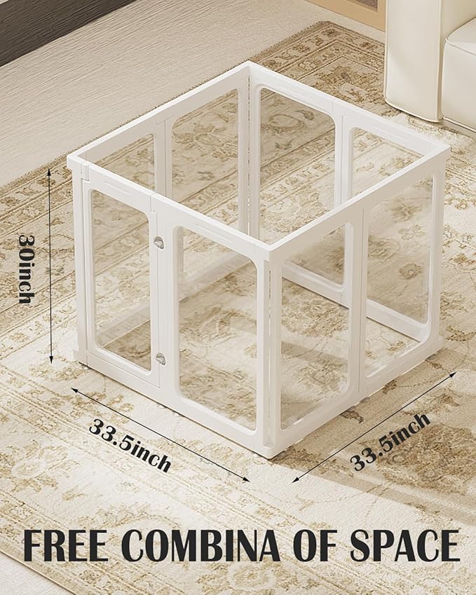 Extra 2 Panels for Acrylic Dog Pen
