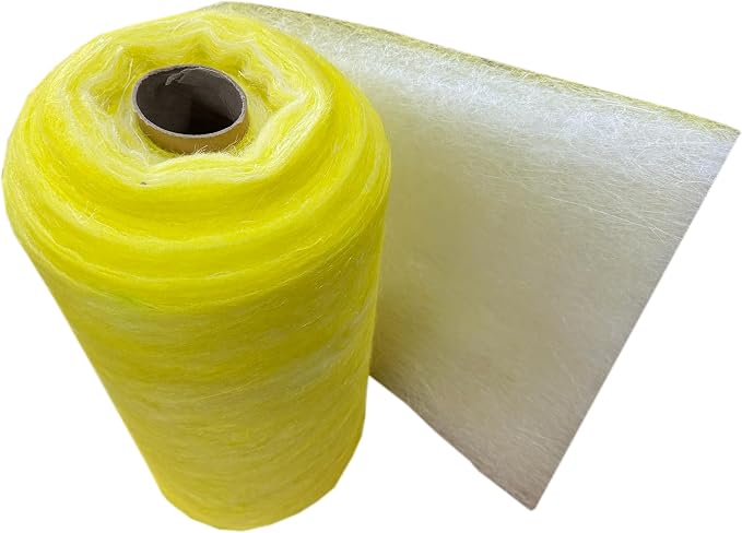 wioboy Paint Booth Exhaust Filter Roll, 22 Gram Heavy Duty Fiberglass Paint