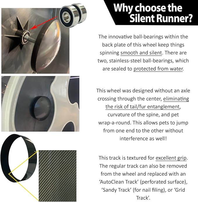 Silent Runner Glow Wheel - 12" Regular - Exercise Wheel (Wheel No Stand)