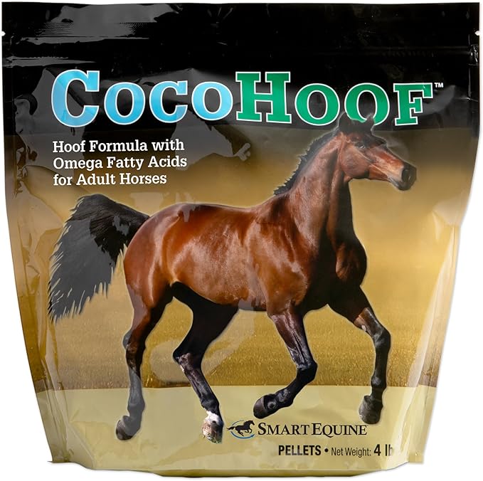 SmartEquine CocoHoof | Hoof Supplements for Horses | Biotin for Horses Hooves | Horse Vitamins and Minerals Supplement | Provides Amino Acids, Fatty Acids and Vitamins | 4 lb Bag