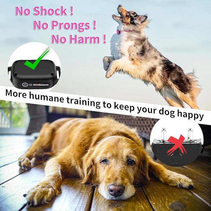 No Shock Dog Training Collar with Remote 3300ft Range, Vibrating Dog Collar, Vibration Collar for Small Medium Large Dogs, 9 Style Tones and Vibration Collar