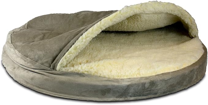 Snoozer Luxury Orthopedic Cozy Cave Pet Bed, Small, Buckskin