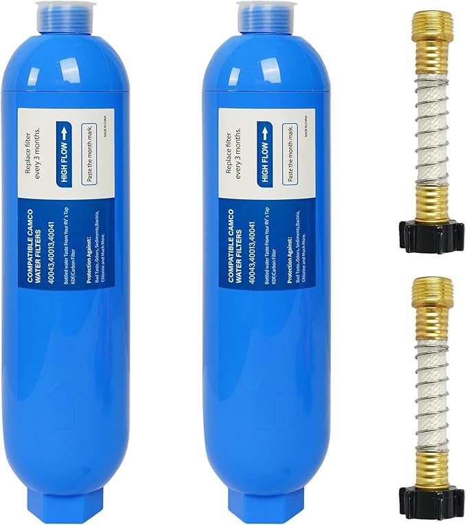 2 Pack RV Inline Water Filter