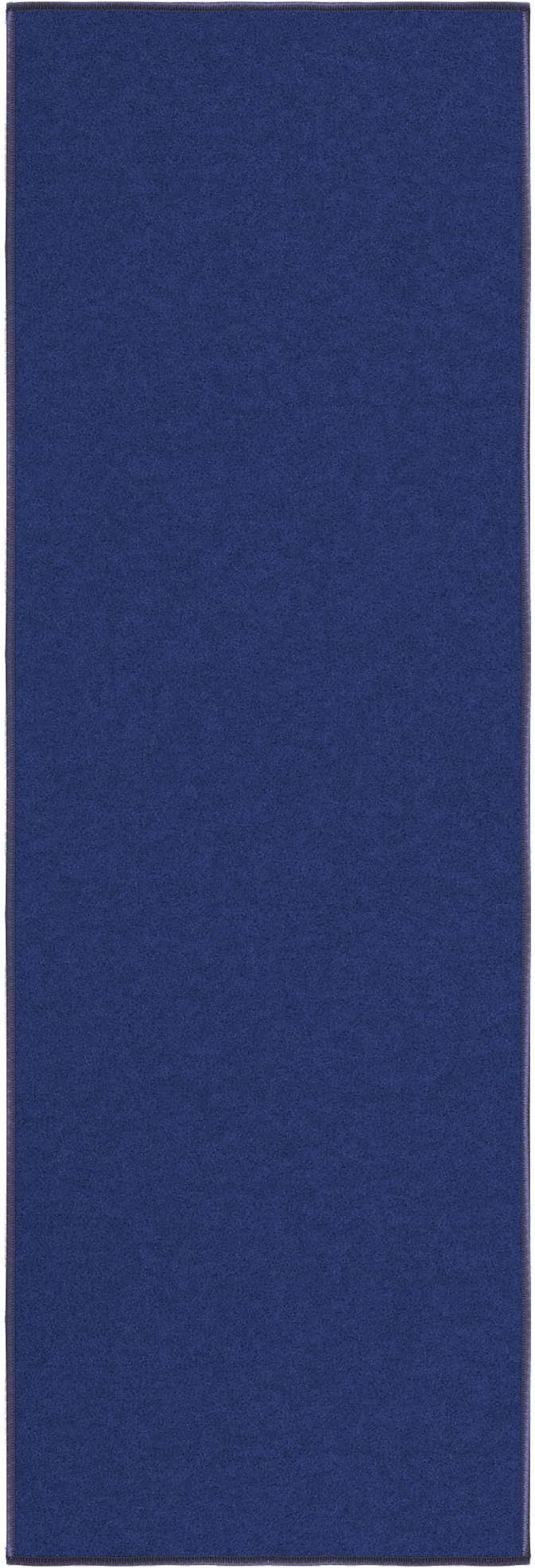 Ottomanson Hallway Runner Rug 20" x 59" Non Slip Solid Area Rugs Easy to Clean