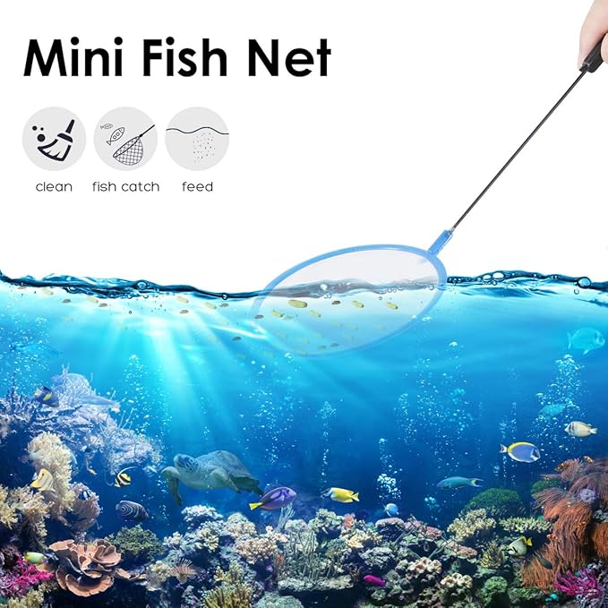 Turtle Tank Aquarium,Reptile Tank, Terrapin Lake with Platform Plants for Pet Reptile Habitat