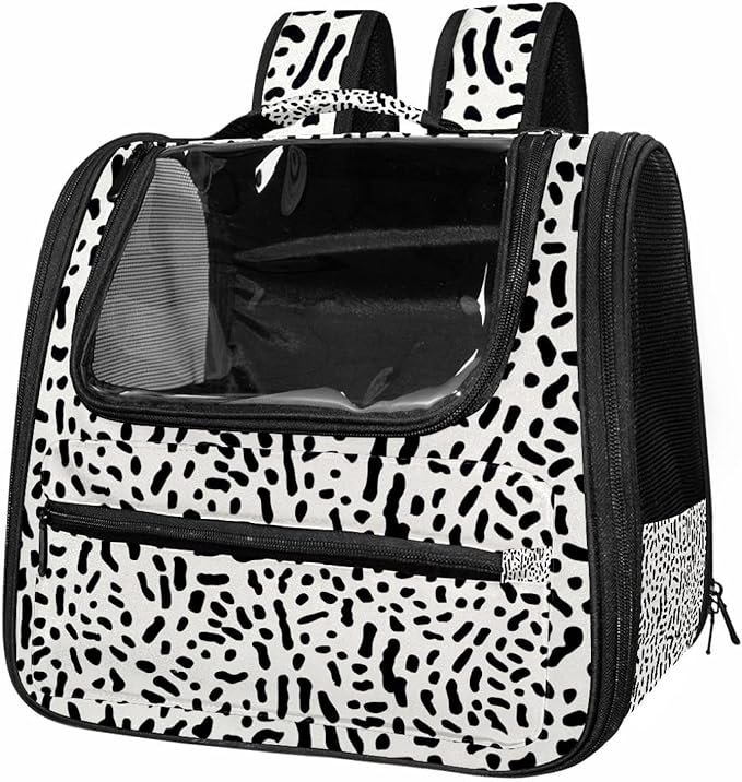 Leopard Skin (2) Dog Cat Carrier Soft-Sided Pet Bag for Small Medium Cats Puppies Airline Approved Cat Travel Carrier