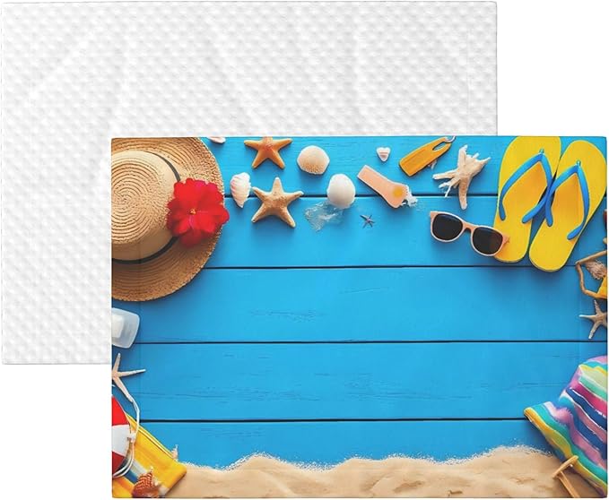 Waterproof Dog Blanket Soft Pet Blanket for Puppy Cat, Fleece Cat Throw Blankets for Furniture Bed Couch Sofa Reversible - Boards and Beach