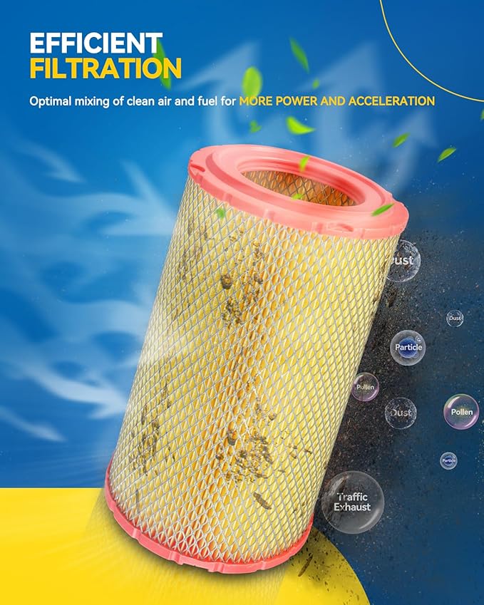 PHILTOP Engine Air Filter, CA11950 2PCS Compatible