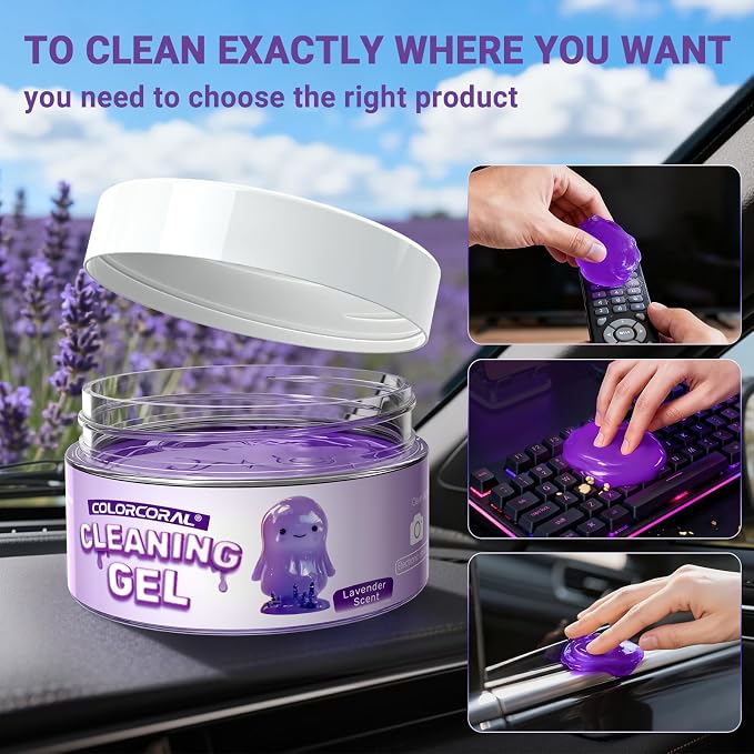 Car Cleaning Gel Reusable 2Pack