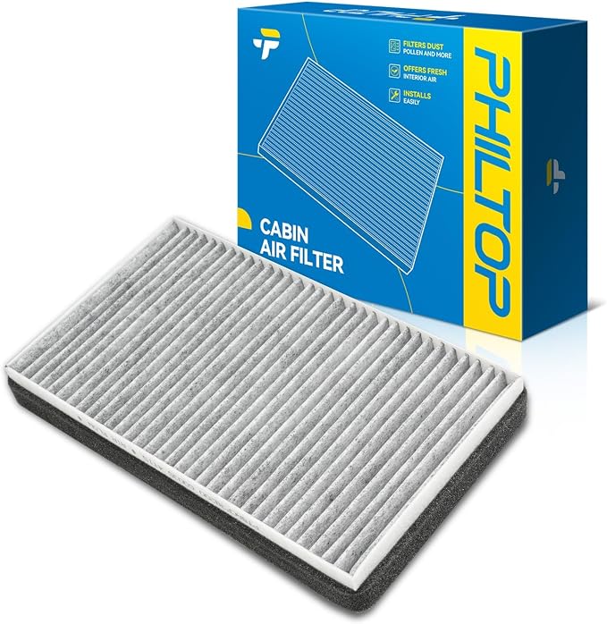 PHILTOP Cabin Air Filter w/Activated Carbon, Compatible