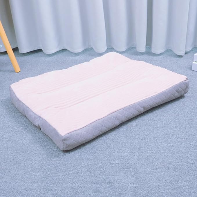 Dog Bed,pet Beds & Furniture,Machine-Washable Cushion for Dogs and Cats,Suitable for Dogs, Floor Furniture Use Pink S