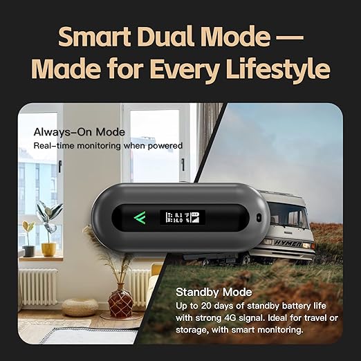 Cellular Temperature Monitor for RV Pet Safety – 4G Remote Temperature, Humidity & Power Outage Monitor for Vacation Home & Server Room | App Controlled | No WiFi | 2 Year Subscription Included