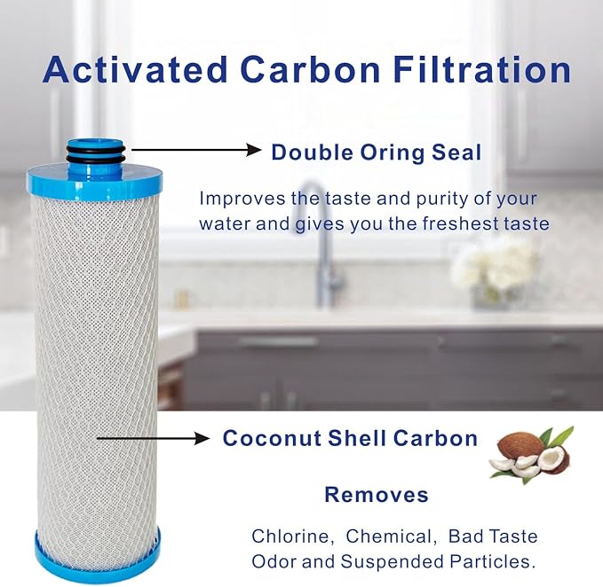 RV Water Filter, Replacement for WaterPur™ RCS/FR1 Housing, Replaces KW1