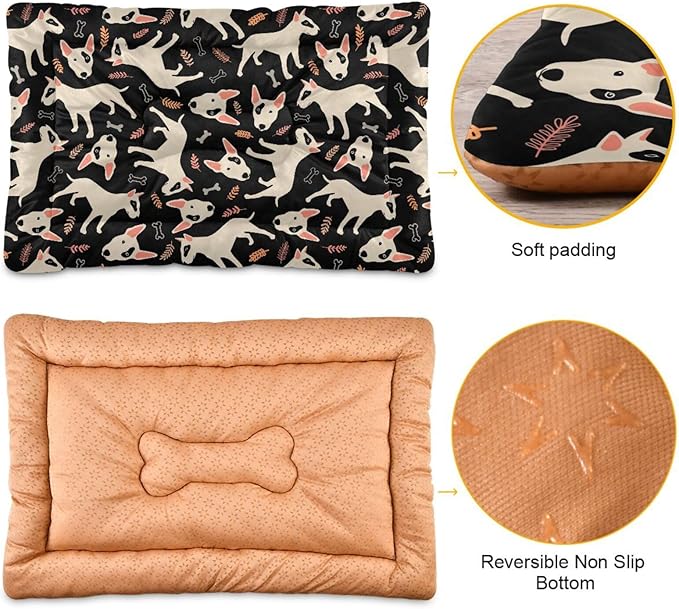 Pet Bed Cute Dog Dog Bed Mat Absorbing Non Slip Pad Pet Sleeping Mat for Small, Medium, and Large Dogs Puppy Cat 36 in x 24 in
