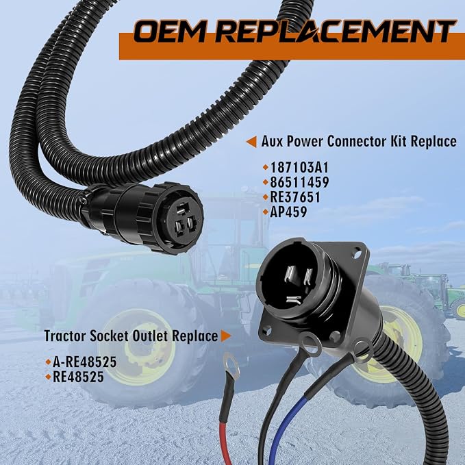 3 Pin Auxiliary Power Connector 3 Pin Auxiliary Cable Replace 187103A1 &
