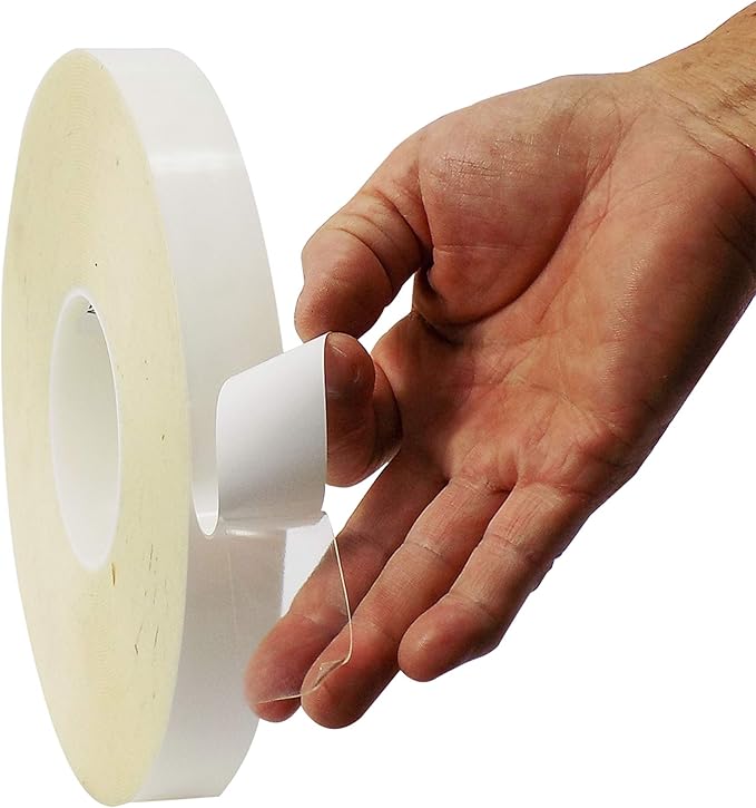 WOD DCATUHB10 Ultra High Bond Double Sided Mounting Tape – Clear Acrylic Adhesive, Weatherproof & Industrial Strength – 3/4” x 60 Yards for Glass, Metal, Outdoor & Indoor Use