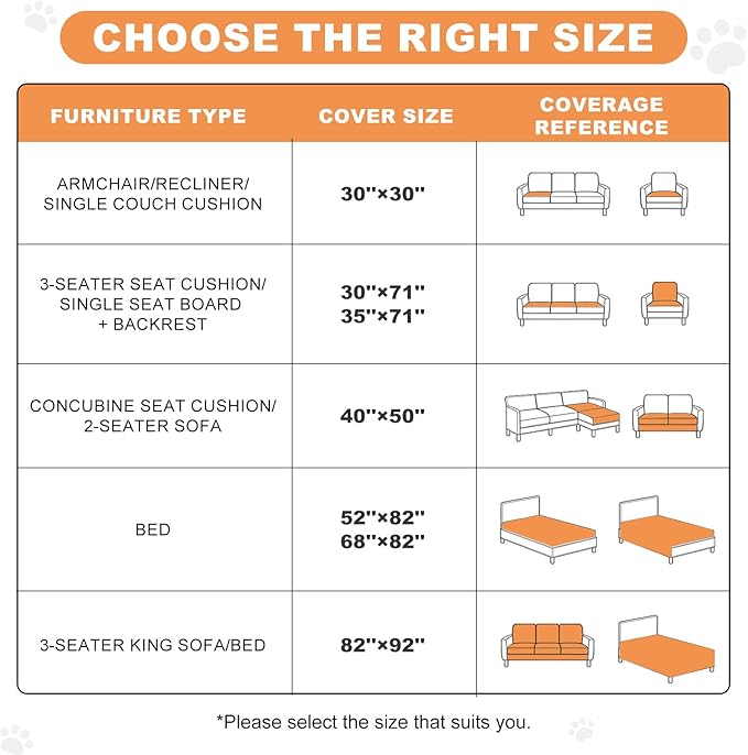 100% Waterproof Dog Couch Protector, Triple-Layer Waterproof Dog Bed Cover Pet Blanket Reversible 2-Tone Sofa Shield, Non-Slip Furniture Guard for Pets(30×71 Inch, Chocolate+Coffee)