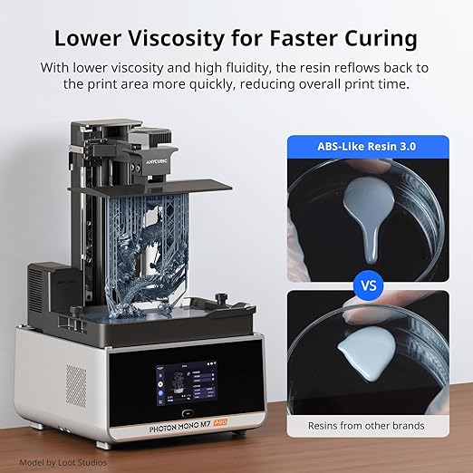 ANYCUBIC ABS-Like Resin 3.0, Upgraded 14K 3D Printer Resin