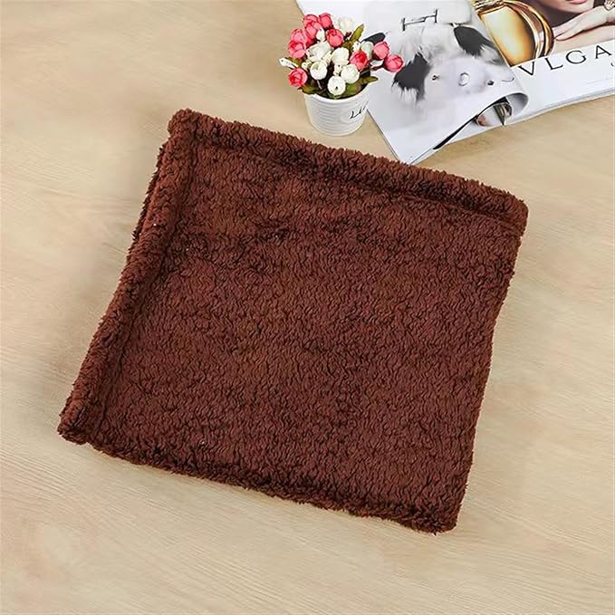 Pet Blankets for Couch Sofa Bed Dog Blankets Reversible Cat Blanket Soft Furniture Protector Cover for Small Medium Large Dogs Cats, Brown, 24 x 31 inches