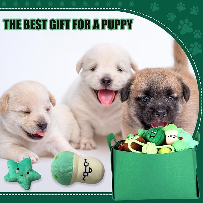 Abbylike 50 Pcs Puppy Supplies Starter Kit for Small Dogs Puppy Essentials Includes Leash, Bowls, Teeth Brushes, Water Bottle, and More Accessories for Dogs Pet Day Welcome Gift(Green)