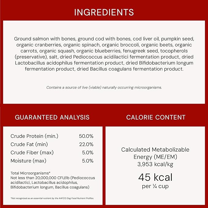 Stella & Chewy's Freeze-Dried Raw Salmon & Cod Meal Mixers- Dog Food Topper and Mixer - Made with 95% Wild-Caught Salmon & Cod, Organs & Bone - Perfect for Picky Eaters - Grain-Free - 3.5 oz