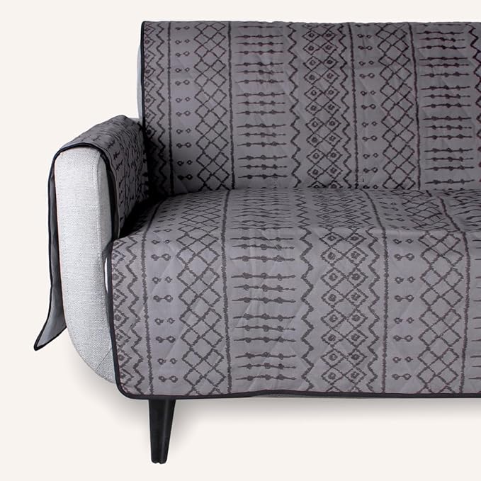 Molly Mutt 3-Seater Non-Slip Furniture Protector and Couch Cover for Dogs & Pets – Durable 100% Cotton Canvas and Non-Toxic Materials - 70” Wide x 78” Long