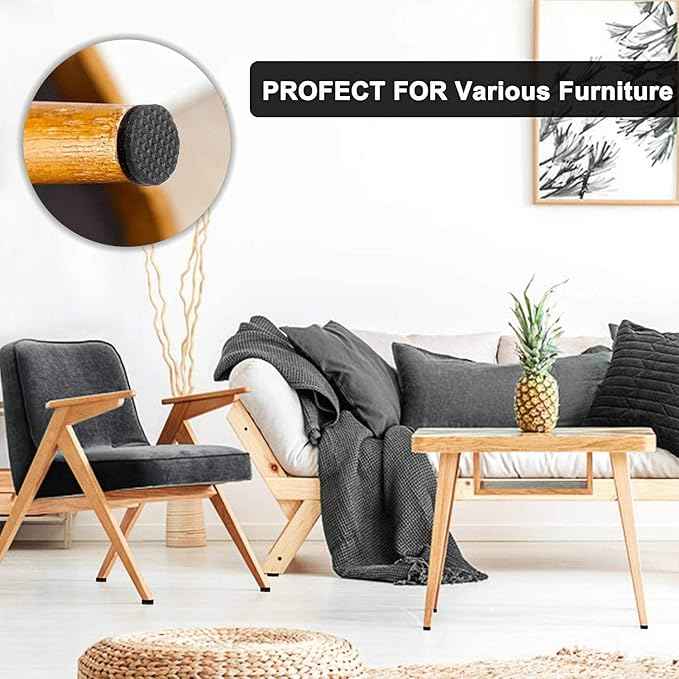 Yelanon Non Slip Furniture Pads -4pcs 6" Furniture Grippers Hardwood Floors