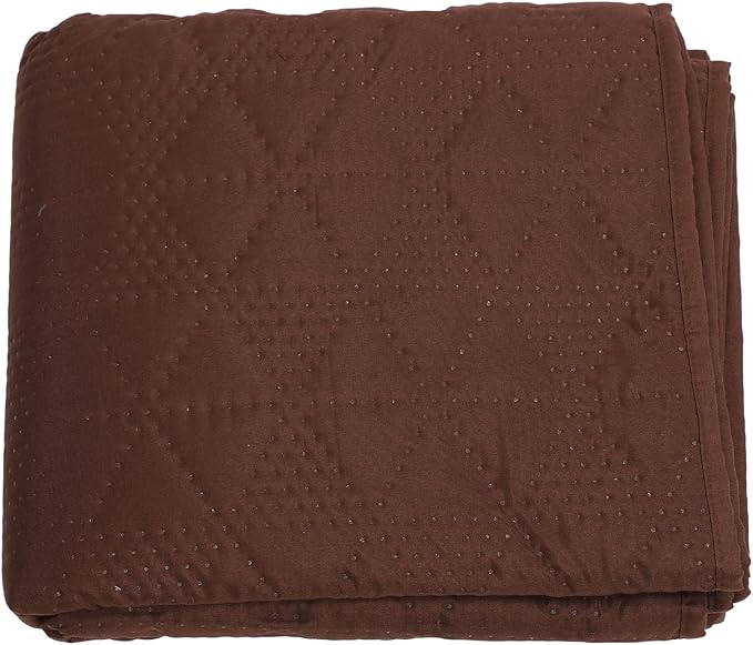 Dog Bed Cover, Slip Washable Pet Blanket, Double Sided Material with Non Slip Bottom, Sofa Couch Furniture Protector for Cat Puppy, Brown Polyester (52x82inch)