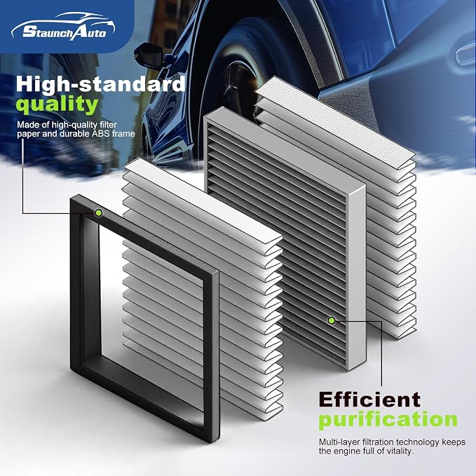 Engine&Cabin Air Filter for Tucson&Santa Cruz 2022-2026, Santa Fe&Sorento