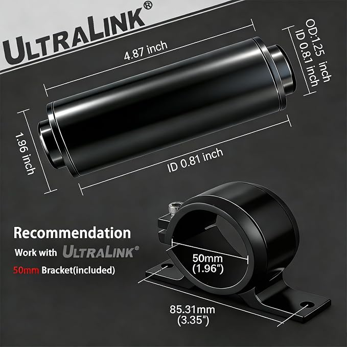 10 micron inline fuel filter
