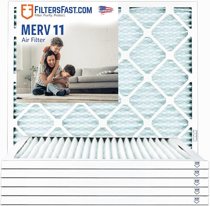 Filters Fast 18x30x1 Air Filter MERV 11, Made in the USA, Actual Size: