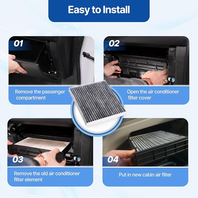 RUITO Cabin Air Filter Fits X5, Replacement
