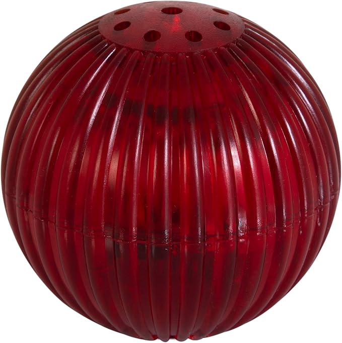 Pet Qwerks Blinky Babble Ball - Flashing Interactive Chew Dog Toy - Medium