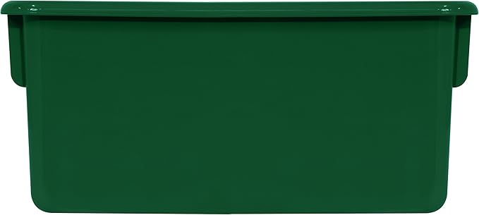 Wood Designs Cubby Storage Bin, Heavy Duty Plastic Containers