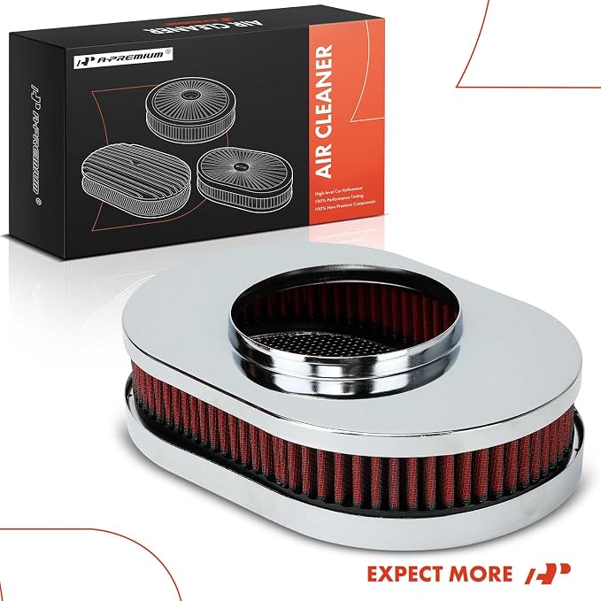 A-Premium Universal Air Cleaner Filter Assembly