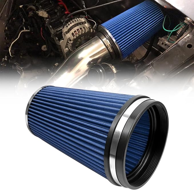 RYANSTAR RACING 152mm 6" High Flow Round Tapered Cone Closed-Top Washable
