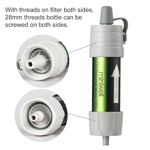 Miniwell Gravity Water Filter Straw