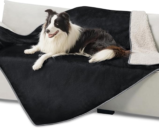 Waterproof Dog Bed Blanket,Reversible Pet Covers,Washable Soft Protector for Couch Furniture