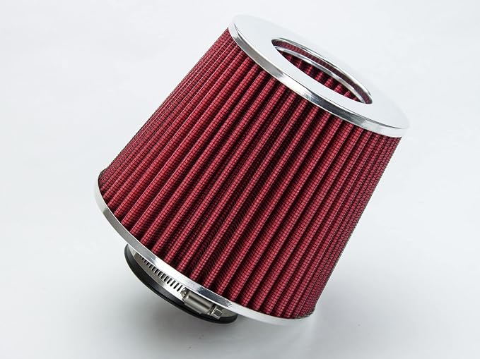 Rtunes Racing Universal Clamp-On Air Filter, Standard Cone, Dry Washable Design