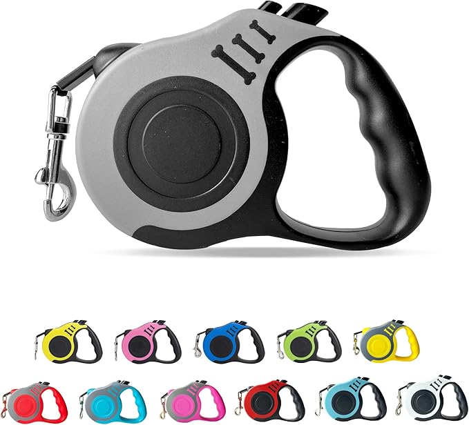 Retractable Dog Leash Automatic Telescopic Tractor Dog Tape, Pet Tape 10/16 FT Durable and Convenient, with Non-Slip Handle, Suitable for Small and Medium-Sized Dogs