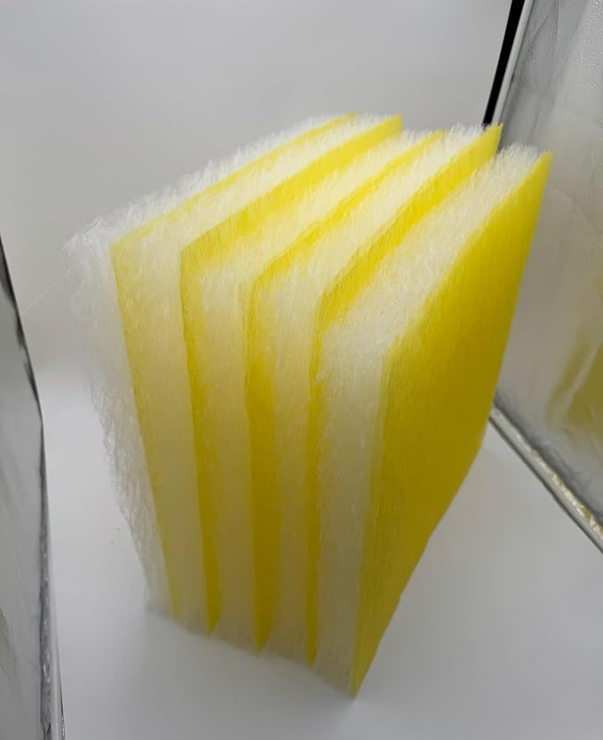 Paint Booth Exhaust Fiberglass Filter Pad, Heavy-Duty Paint Arrestor