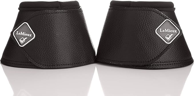 LeMieux Leather WrapRound Overreach Horse Boots - Over Reach or Bell Boots for Horses - Protective Gear and Training Equipment - Equine Boots, Wraps & Accessories