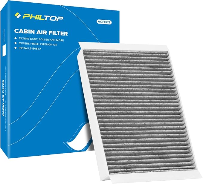 PHILTOP Cabin Air Filter w/Activated Carbon, Compatible