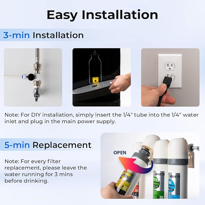 iSpring Bottleless Water Cooler Dispenser