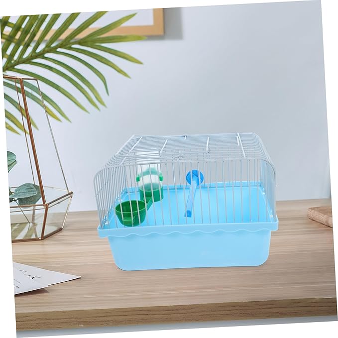 VANZACK Portable Birdcage Bird Carrying Carrier Parrot Cage Pet Travel Cockatiel Parrot Travel Carrier Pet Travel Travel Carrier Blue Iron