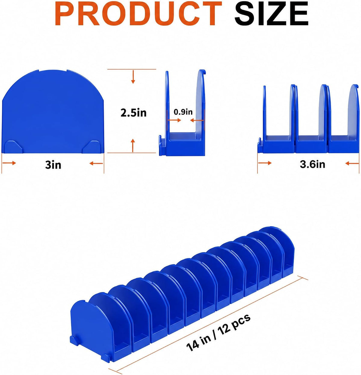 48Pcs Modular Plier Organizer for Tool Box Drawer, Custom Layout, 0.9" Slot