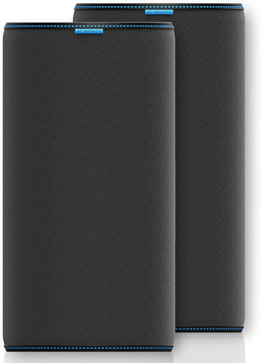 AC Infinity Pre-Filter Cloth 10”, Replacement Inline Filter Sleeve 2-Pack