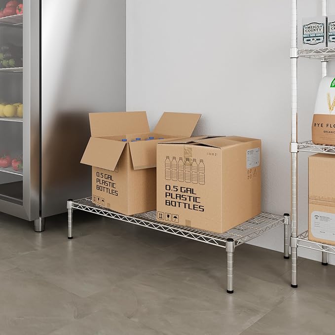 21" Deep x 42" Wide x 8" Height Wire Shelving Kit | 1-Tier | NSF Commercial Storage Rack Unit
