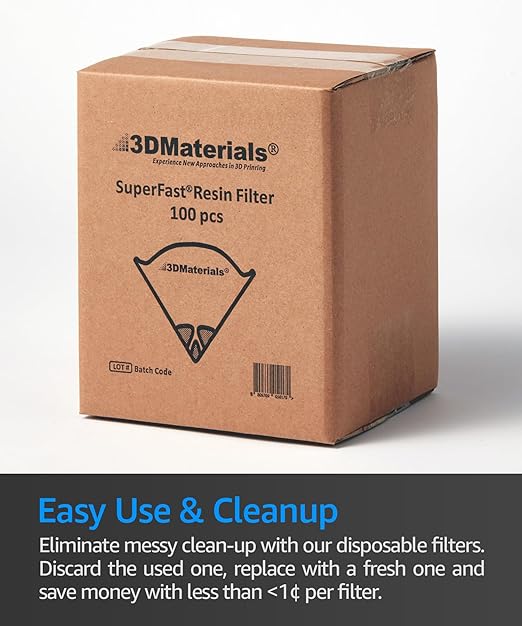 SuperFilter 300 pcs, Disposable Filter, 3D Printer Resin and Paint Strainer