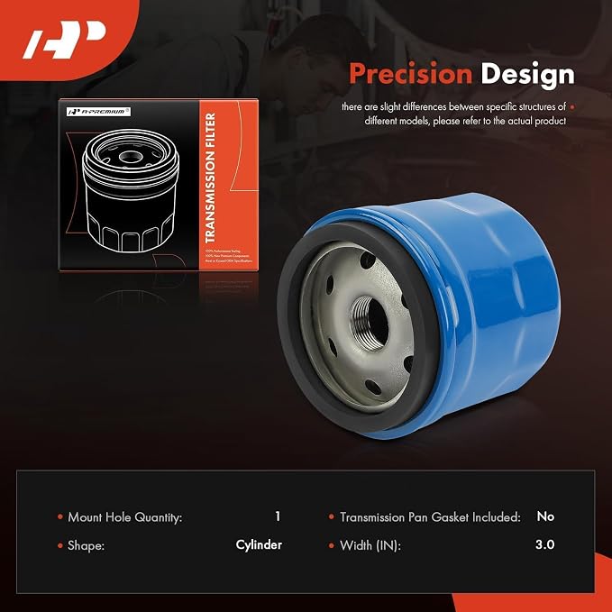 A-Premium Spin-on Automatic Transmission Fluid Filter, Compatible